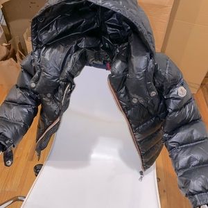 MONCLER coat for kids navy blue